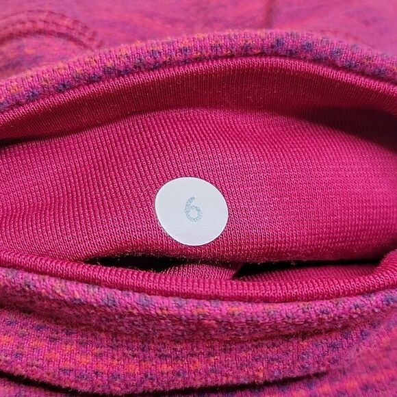 Lululemon Pink and Purple Cropped Leggings Size 6 - Picture 5 of 6